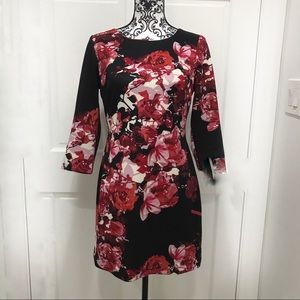 Rose shift dress